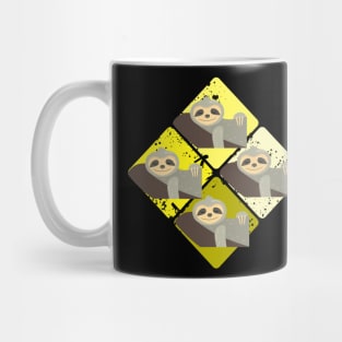 Cute Sloth Retro Mug